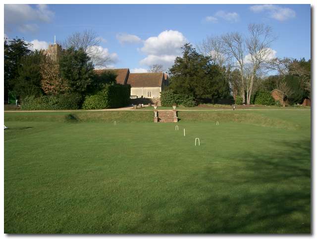 The croquet lawn