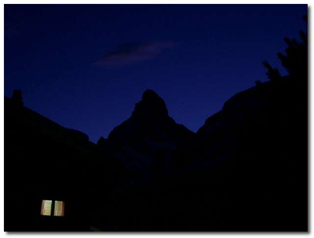 Matterhorns silhuett